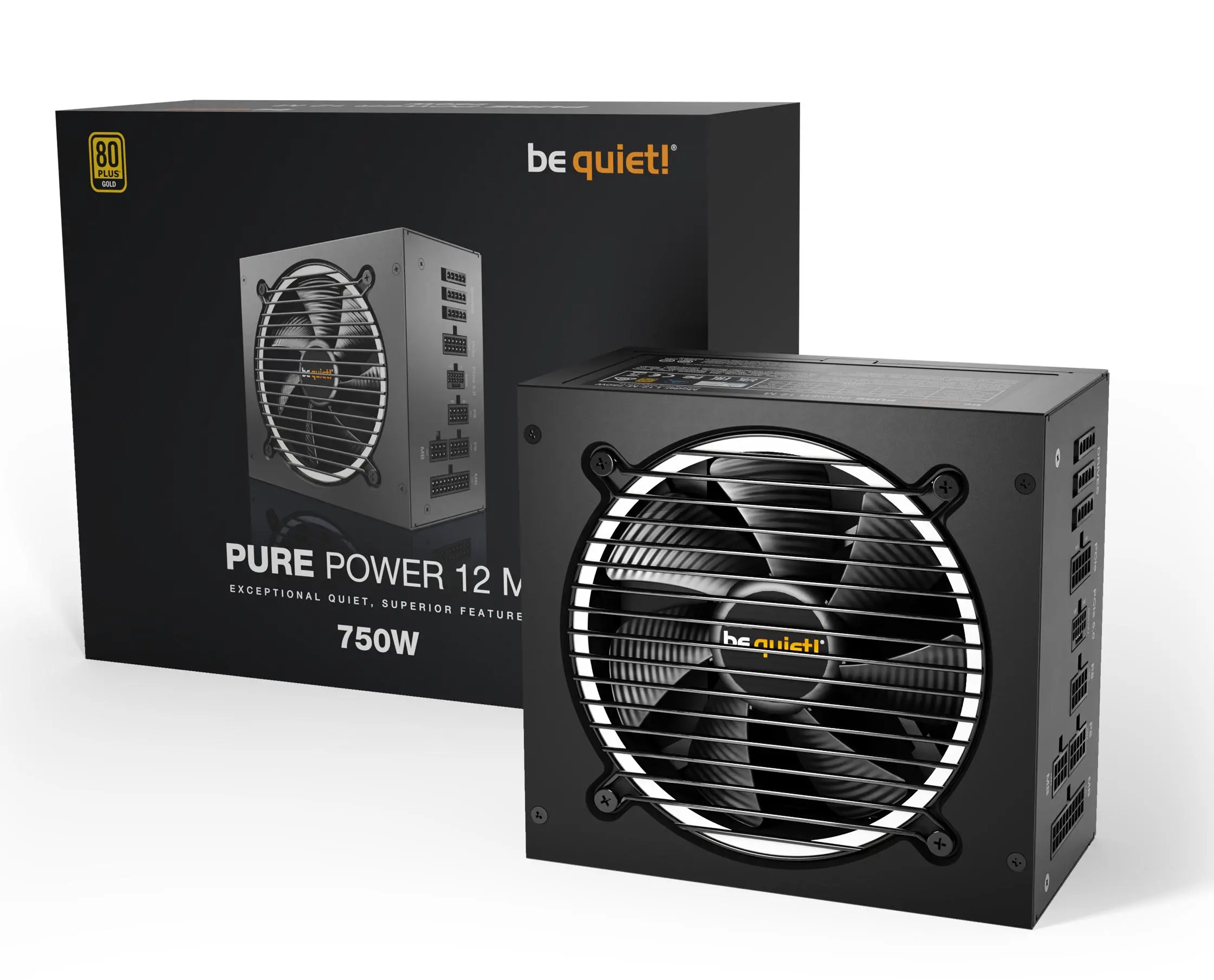 Zasilacz be quiet! Pure Power 12 M 750W 80+ Gold Czarny
