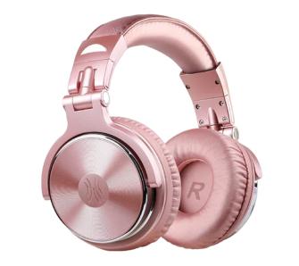 Słuchawki przewodowe Oneodio Pro-10 Nauszne Różowo-złoty
