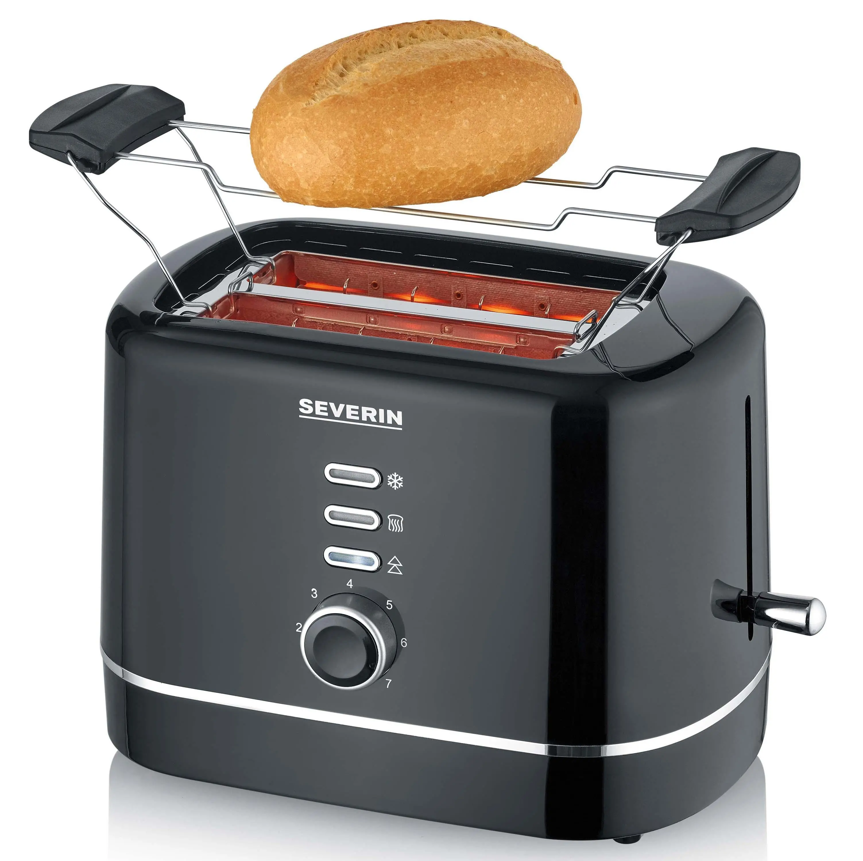 Toster Severin AT 4321 Ruszt do bułek Rozmrażanie 850W