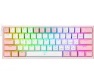 Redragon K617 Fizz RGB Biało-różowy