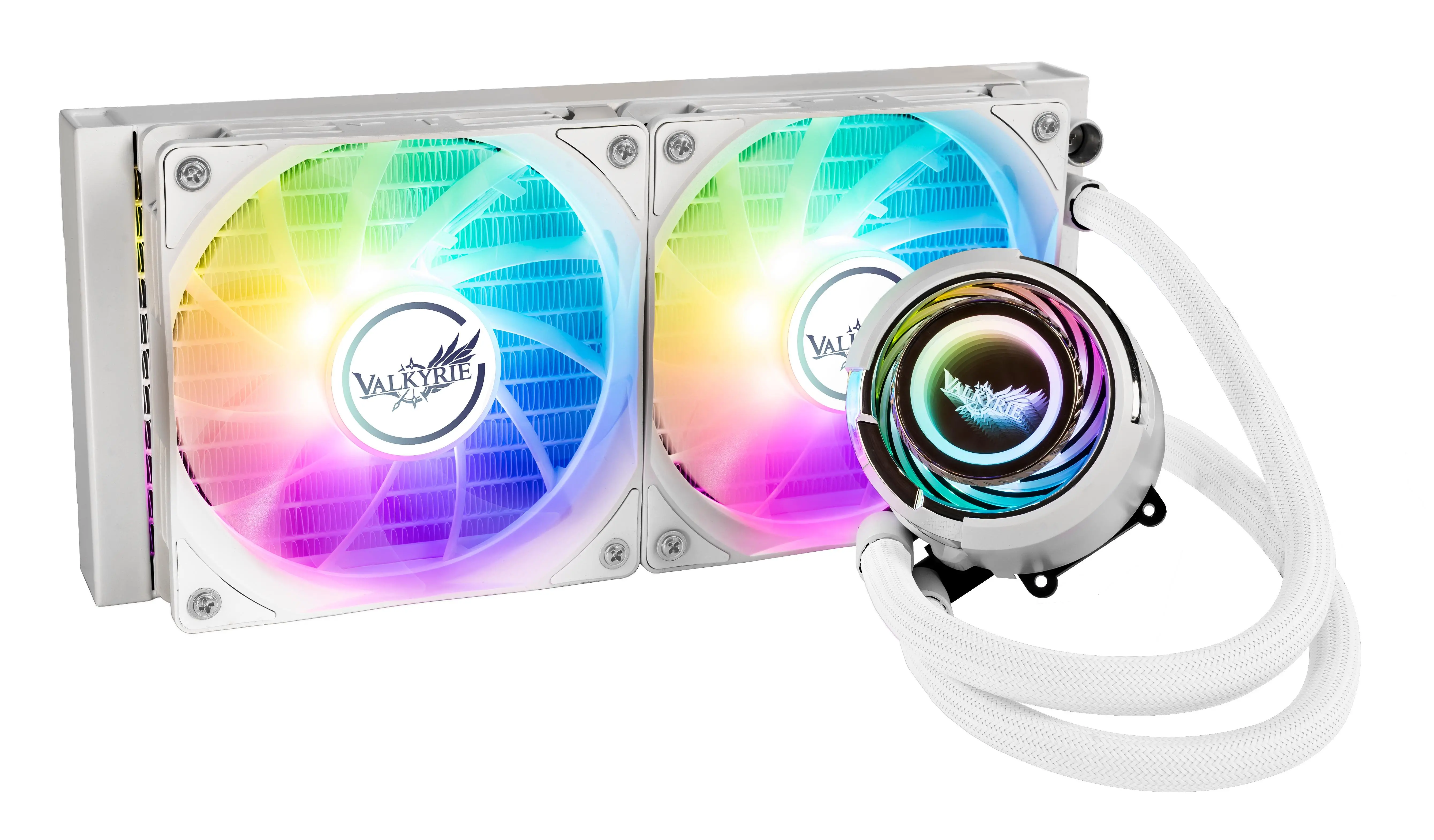 Chłodzenie Valkyrie Jarn 240   ARGB Biały