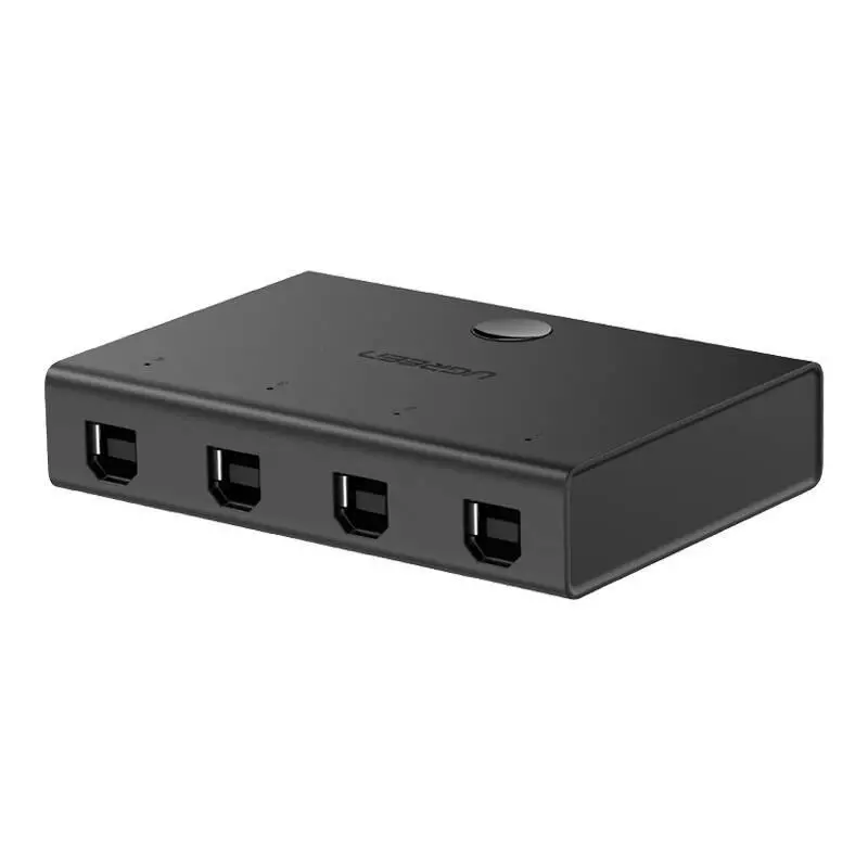 Przełącznik UGREEN 30345 USB 2.0 Czarny