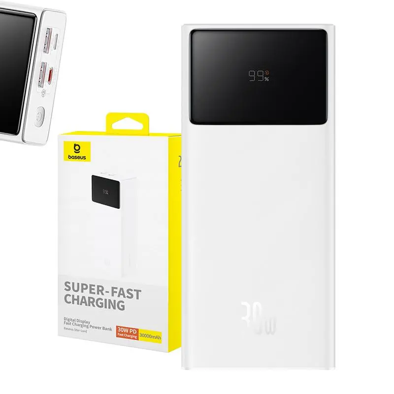 Powerbank Baseus P10022905213-00 Star-Lord 30000mAh 30W Biały