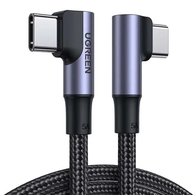 Kabel UGREEN USB-C do USB-C US335 5A 100W 1m Czarny