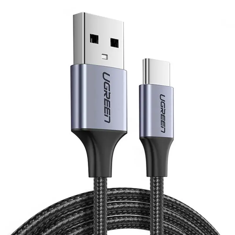 Kabel UGREEN USB do USB-C QC3,0 US288 1m Czarny
