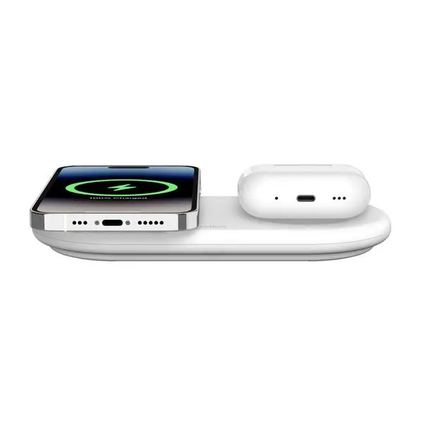 Ładowarka indukcyjna Belkin Magsafe 2in1 QI2 15W Biały