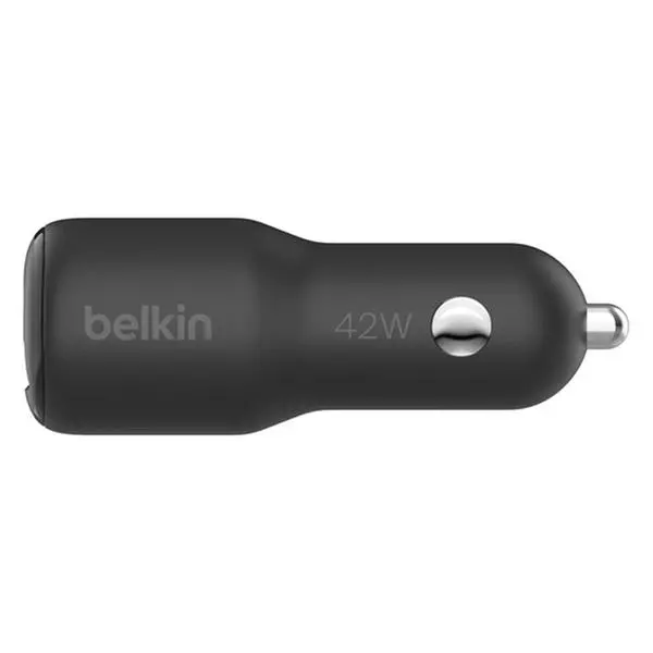 Ładowarka samochodowa Belkin 42 W USB-C 30W PowerDeliwery USB-A 12W Czarny