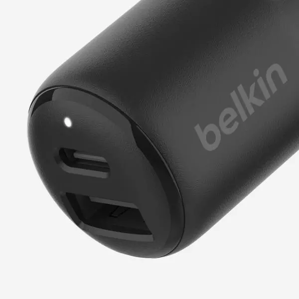 Ładowarka samochodowa Belkin 42 W USB-C 30W PowerDeliwery USB-A 12W Czarny