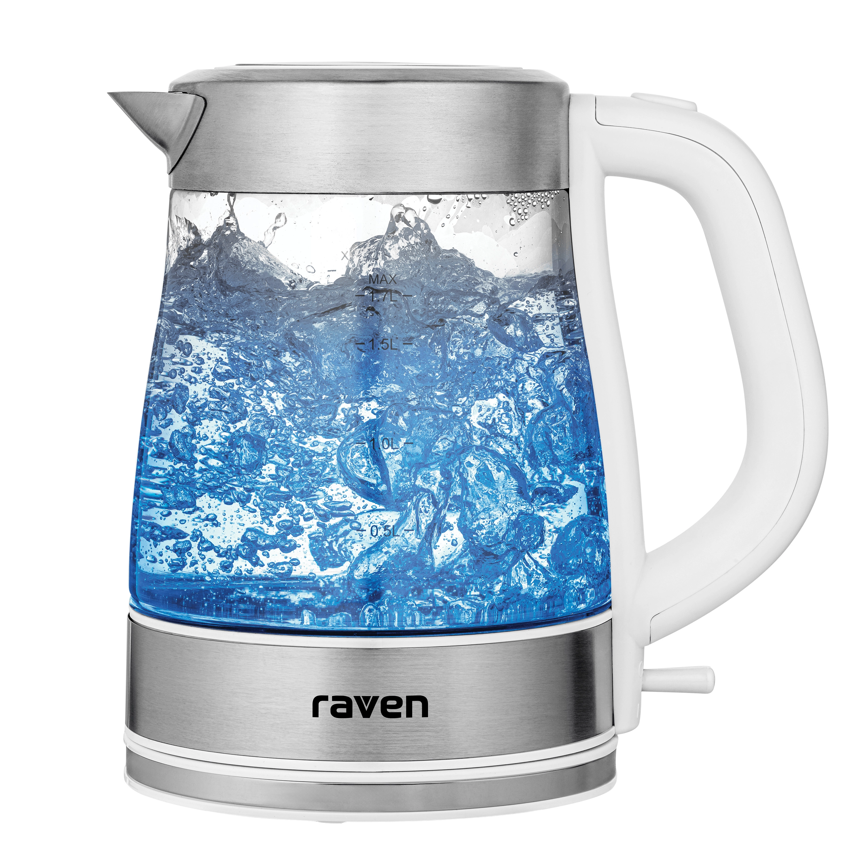 Czajnik Raven EC027B Szklany 1,7l 2200W