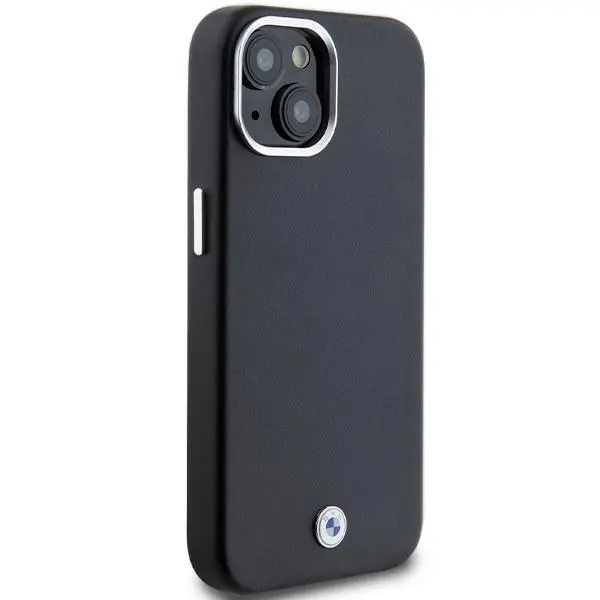 Etui BMW Signature Wrapped Metal MagSafe BMHMP14S23PUFWK do iPhone 14 Czarny