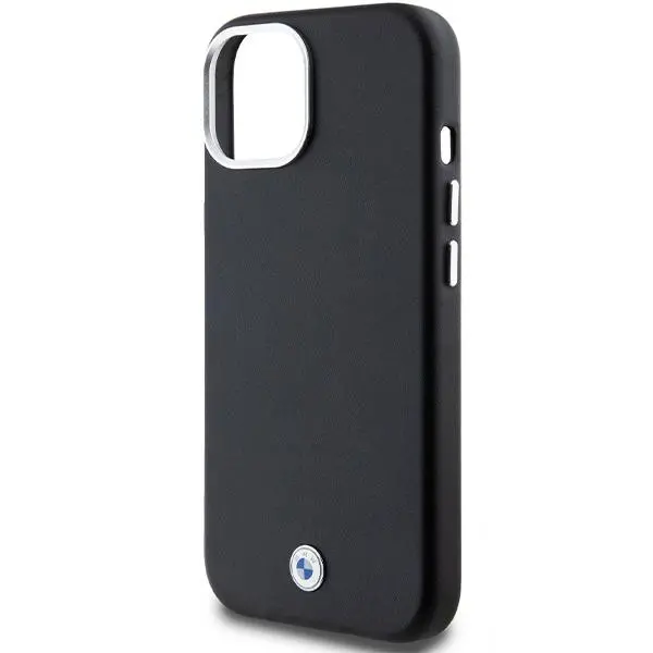 Etui BMW Signature Wrapped Metal MagSafe BMHMP14S23PUFWK do iPhone 14 Czarny