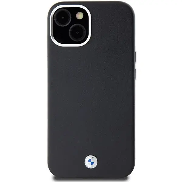 Etui BMW Signature Wrapped Metal MagSafe BMHMP14S23PUFWK do iPhone 14 Czarny