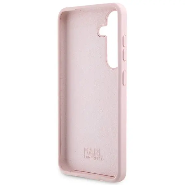 Etui Karl Lagerfeld Silicone Choupette do Samsung Galaxy S24 Różowy