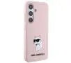 Etui Karl Lagerfeld Silicone Choupette do Samsung Galaxy S24 Różowy