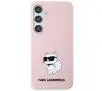 Etui Karl Lagerfeld Silicone Choupette do Samsung Galaxy S24 Różowy