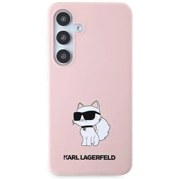 Etui Karl Lagerfeld Silicone Choupette do Samsung Galaxy S24 Różowy