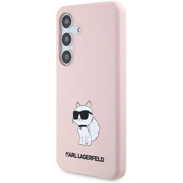 Etui Karl Lagerfeld Silicone Choupette do Samsung Galaxy S24 Różowy