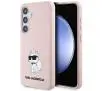 Etui Karl Lagerfeld Silicone Choupette do Samsung Galaxy S24 Różowy