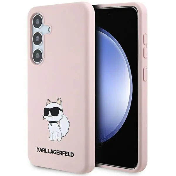 Etui Karl Lagerfeld Silicone Choupette do Samsung Galaxy S24 Różowy