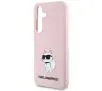 Etui Karl Lagerfeld Silicone Choupette do Samsung Galaxy S24 Różowy
