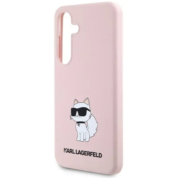 Etui Karl Lagerfeld Silicone Choupette do Samsung Galaxy S24 Różowy