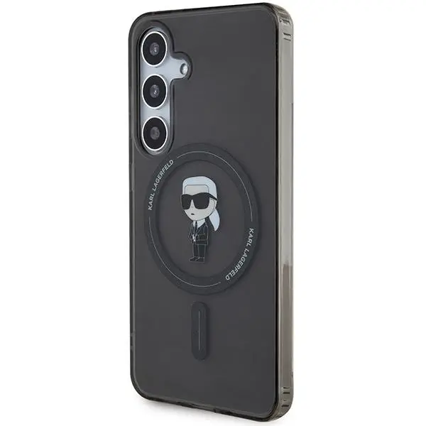 Etui Karl Lagerfeld IML Ikonik MagSafe do Samsung Galaxy S24 Czarny