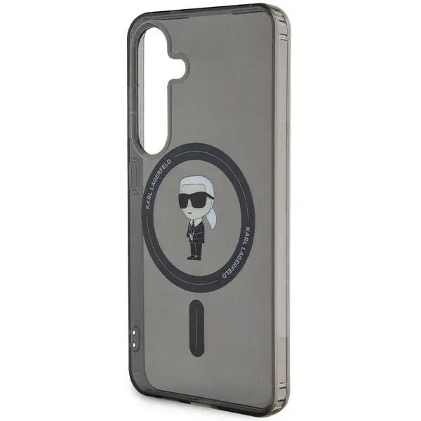 Etui Karl Lagerfeld IML Ikonik MagSafe do Samsung Galaxy S24 Czarny