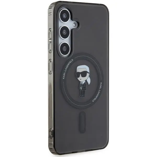 Etui Karl Lagerfeld IML Ikonik MagSafe do Samsung Galaxy S24 Czarny