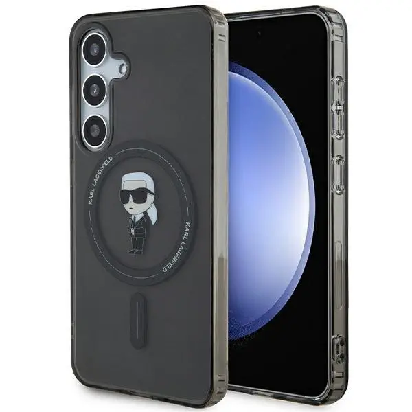 Etui Karl Lagerfeld IML Ikonik MagSafe do Samsung Galaxy S24 Czarny