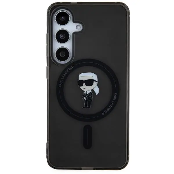 Etui Karl Lagerfeld IML Ikonik MagSafe do Samsung Galaxy S24 Czarny