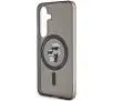 Etui Karl Lagerfeld Karl&Choupette Glitter MagSafe do Samsung Galaxy S24 Czarny