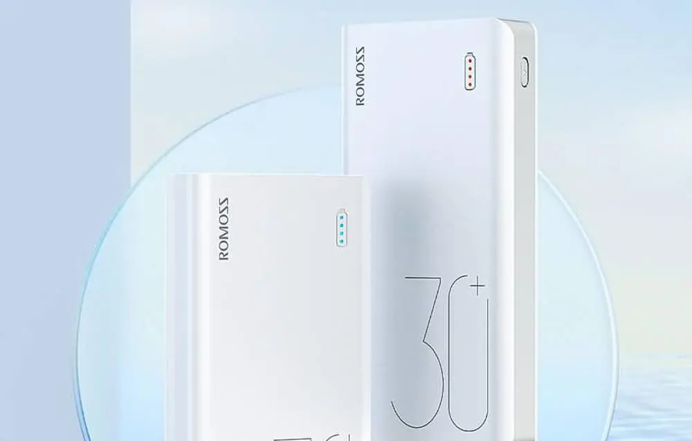 Powerbank Romoss PHP30 Pro Sense 8+ 30000mAh 18W Biały