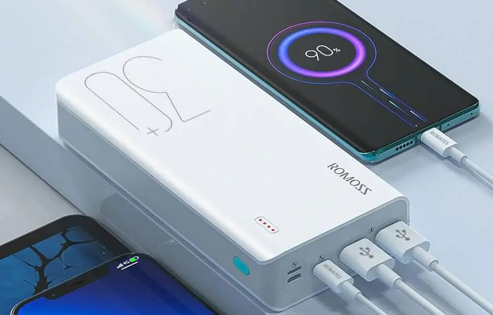 Powerbank Romoss PHP30 Pro Sense 8+ 30000mAh 18W Biały
