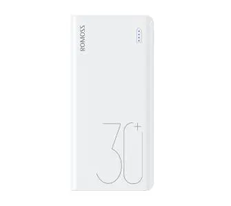 Powerbank Romoss PHP30 Pro Sense 8+ 30000mAh 18W Biały