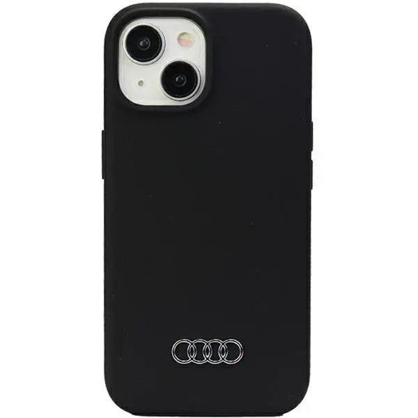 Etui AUDI Silicone Case AU-LSRIP15M-Q3/D1-BK do iPhone 15 Plus Czarny