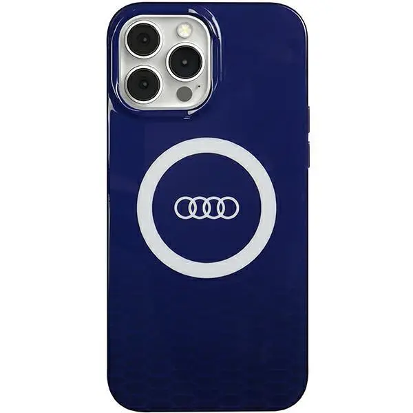 Etui AUDI IML Big Logo MagSafe Case AU-IMLMIP13PM-Q5/D2-BE iPhone 13 Pro Max Niebieski