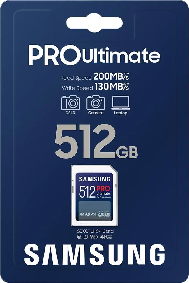 Karta pamięci Samsung PRO Ultimate 2023 SD 512GB 200/130MB/s