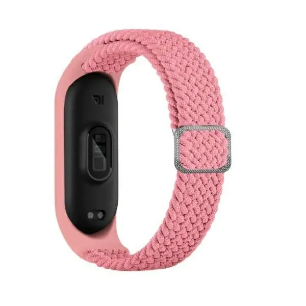 Pasek Beline do Mi Band 3/4 Textile Różowy