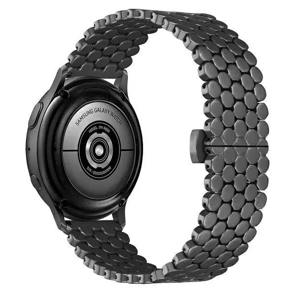 Pasek Beline do Watch 22mm Metal Honeycomb uniwersalny Czarny