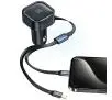 Ładowarka samochodowa USAMS 2xUSB-C C41 PD 30W Fast Charge Czarny