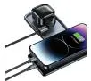 Ładowarka samochodowa USAMS 2xUSB-C C41 PD 30W Fast Charge Czarny