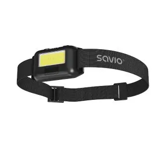 Latarka czołowa Savio FL-01, czołowa, COB LED, 140 lm
