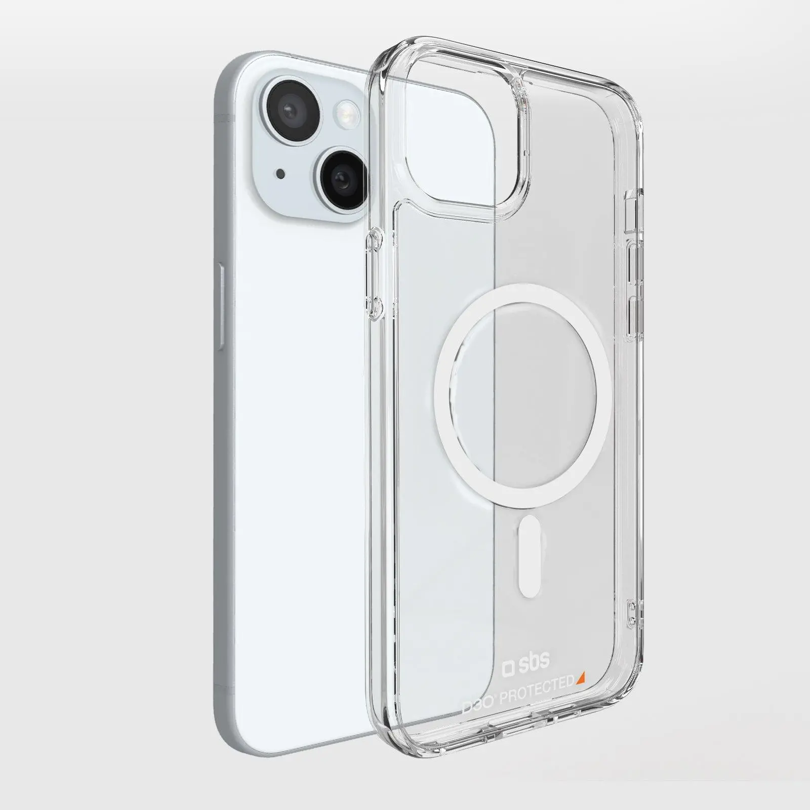 Etui SBS D3O do iPhone 15 Pro Przeźroczysty