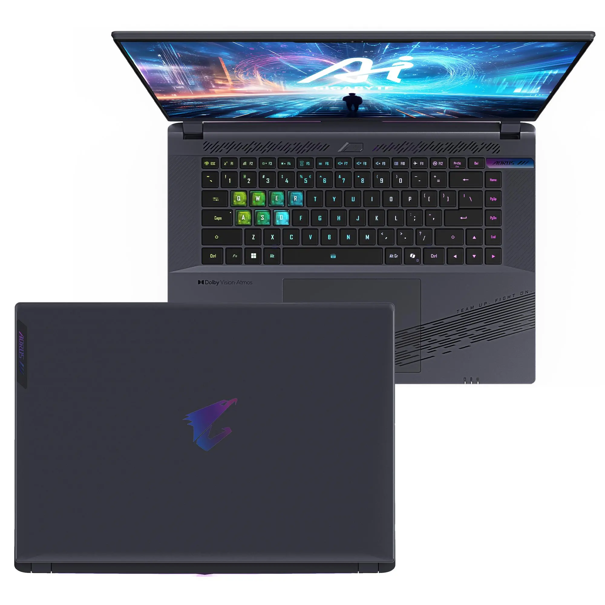 Laptop gamingowy Gigabyte AORUS 16X 2024 9SG-43EEC54SH 16" 165Hz i7-13650HX 16GB RAM 1TB Dysk SSD RTX4070 DLSS3 Win11 Szary