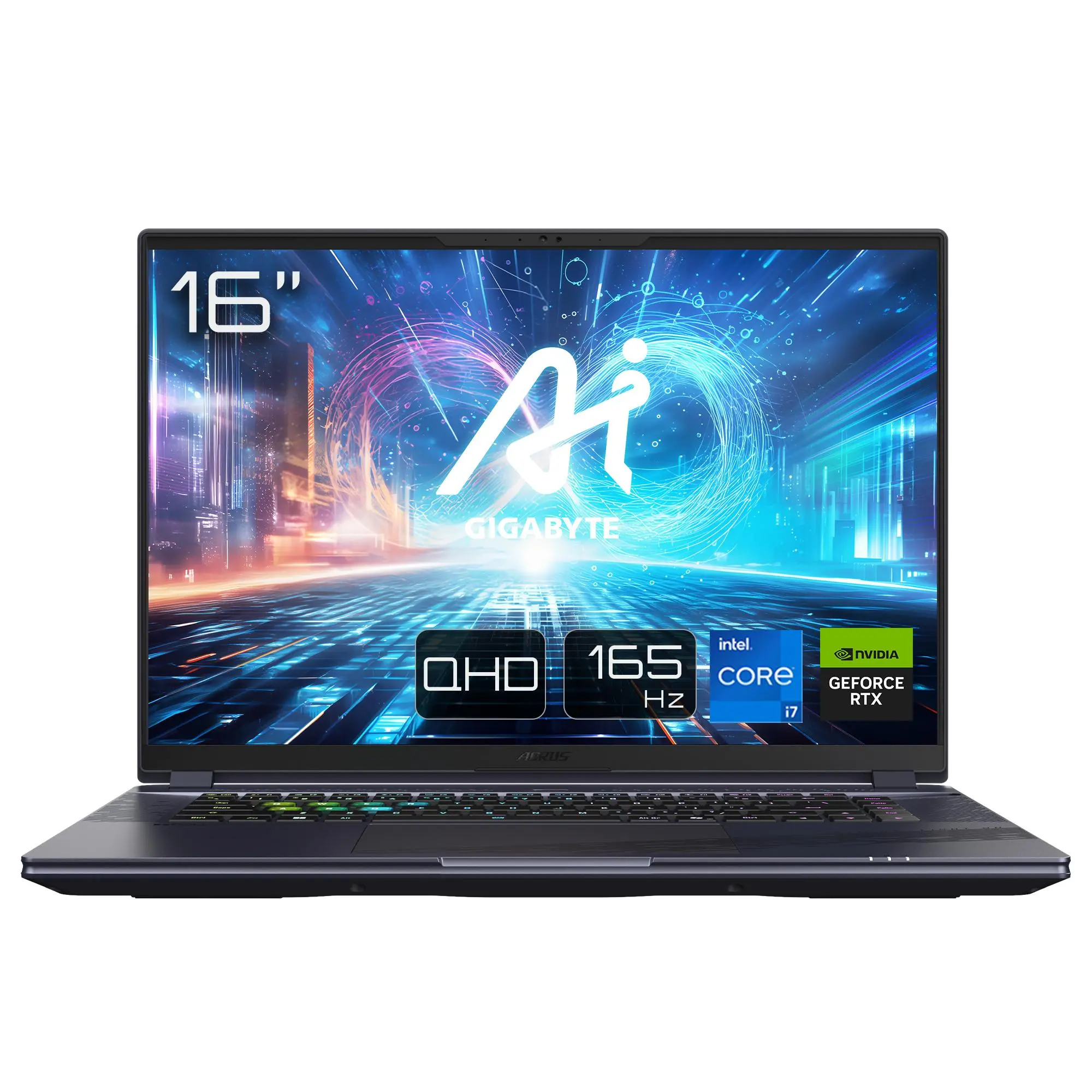 Laptop gamingowy Gigabyte AORUS 16X 2024 9SG-43EEC54SH 16" 165Hz i7-13650HX 16GB RAM 1TB Dysk SSD RTX4070 DLSS3 Win11 Szary