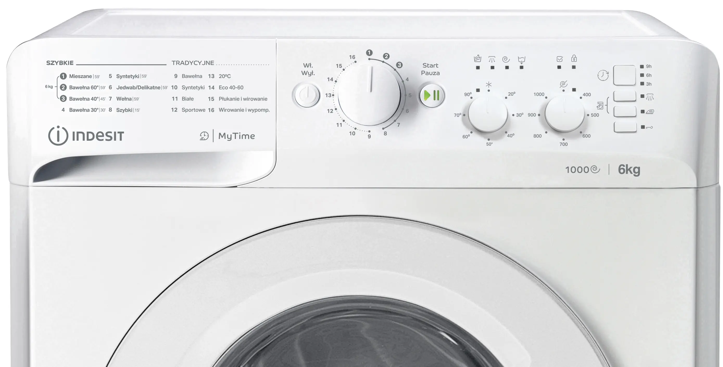 Pralka Indesit MTWSC 61053 W PL Slim 6kg 1000obr/min
