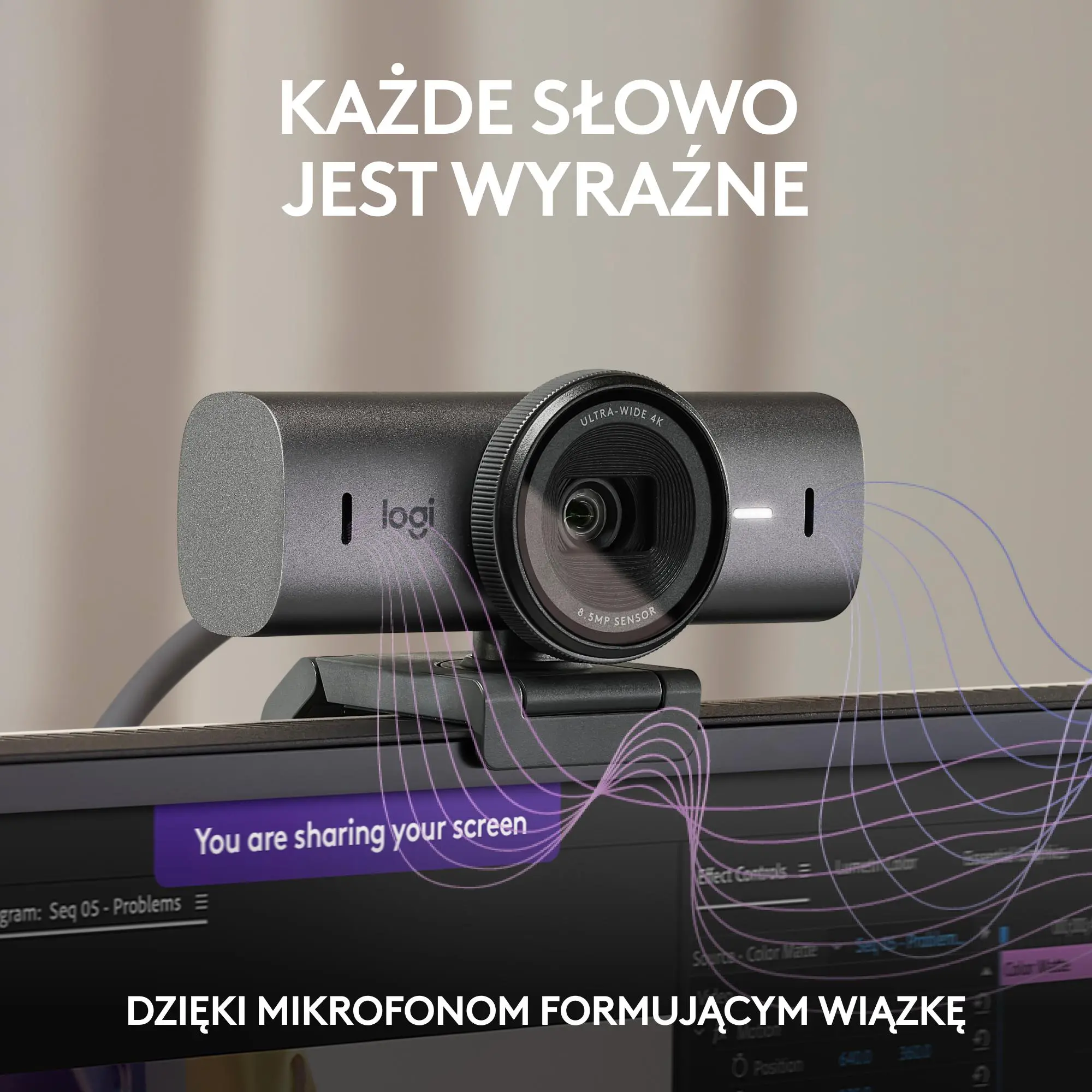 Kamera internetowa Logitech MX Brio Ultra HD 4K Grafitowy