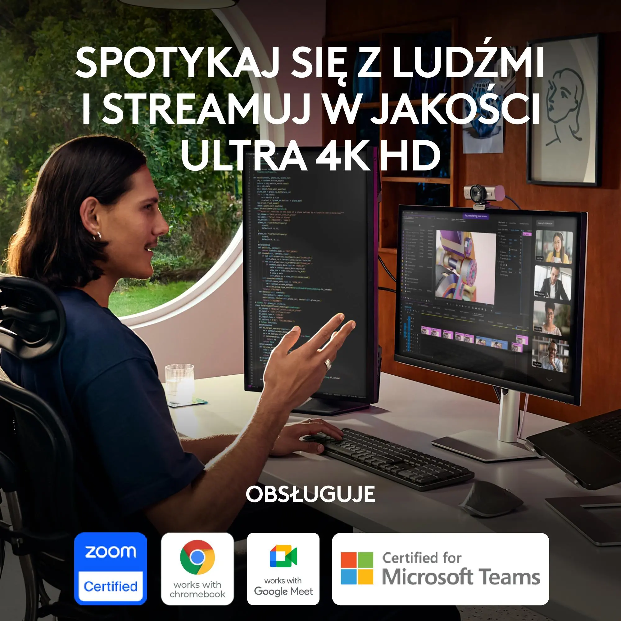 Kamera internetowa Logitech MX Brio Ultra HD 4K Grafitowy