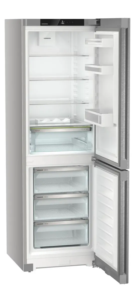 Lodówka Liebherr Pure KGNsd 52Vc03 Zamrażarka No Frost 185,5cm Komora świeżości Srebrny