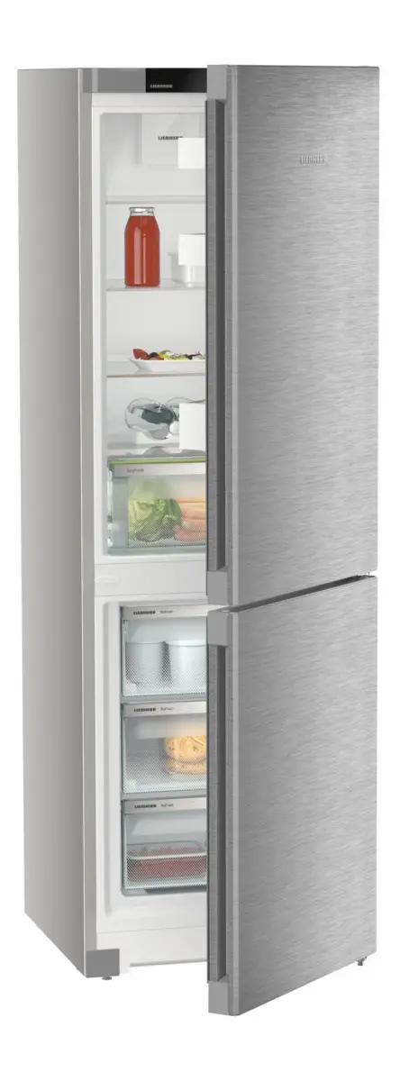 Lodówka Liebherr Pure KGNsd 52Vc03 Zamrażarka No Frost 185,5cm Komora świeżości Srebrny